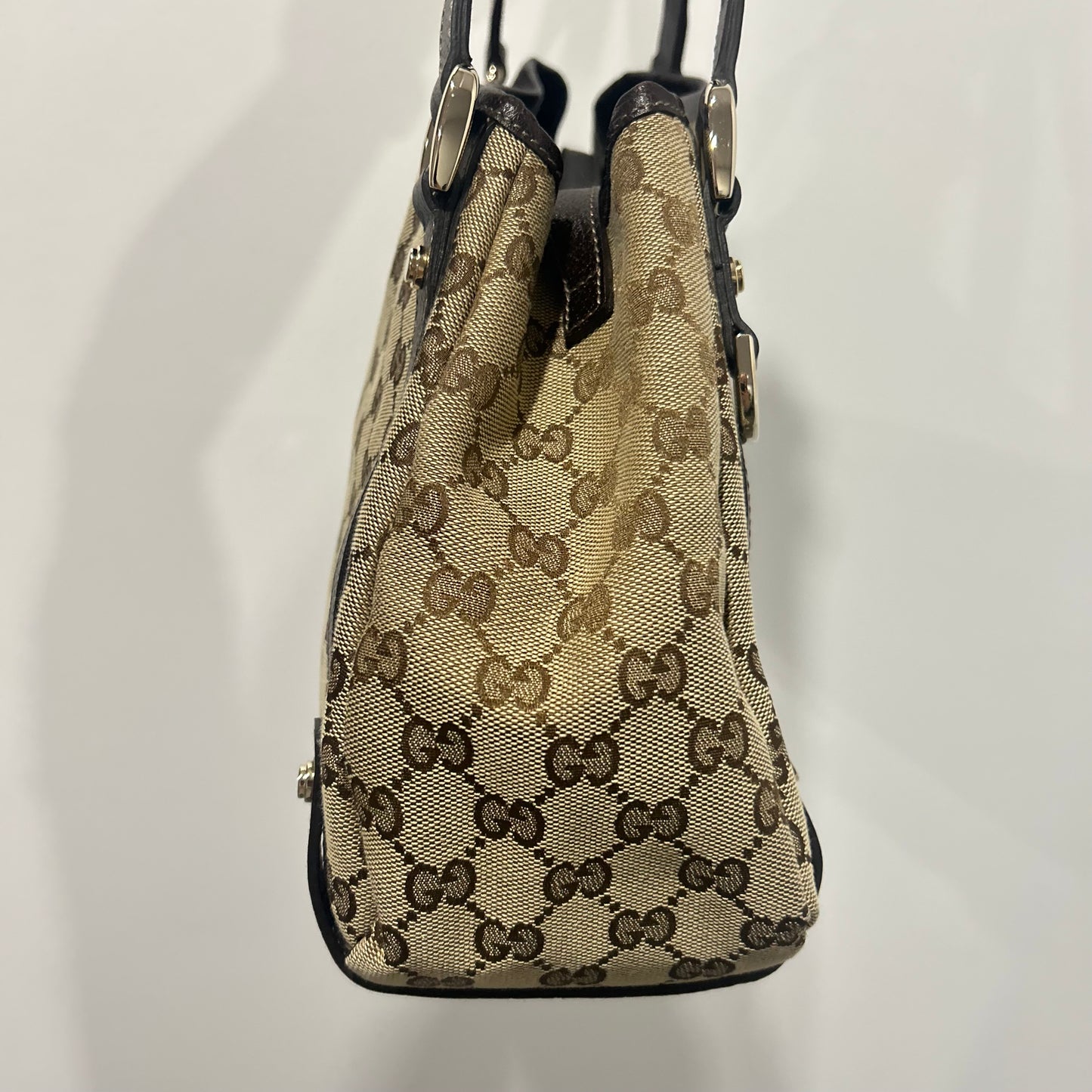 (2007) GUCCI sac Abbey tote GG