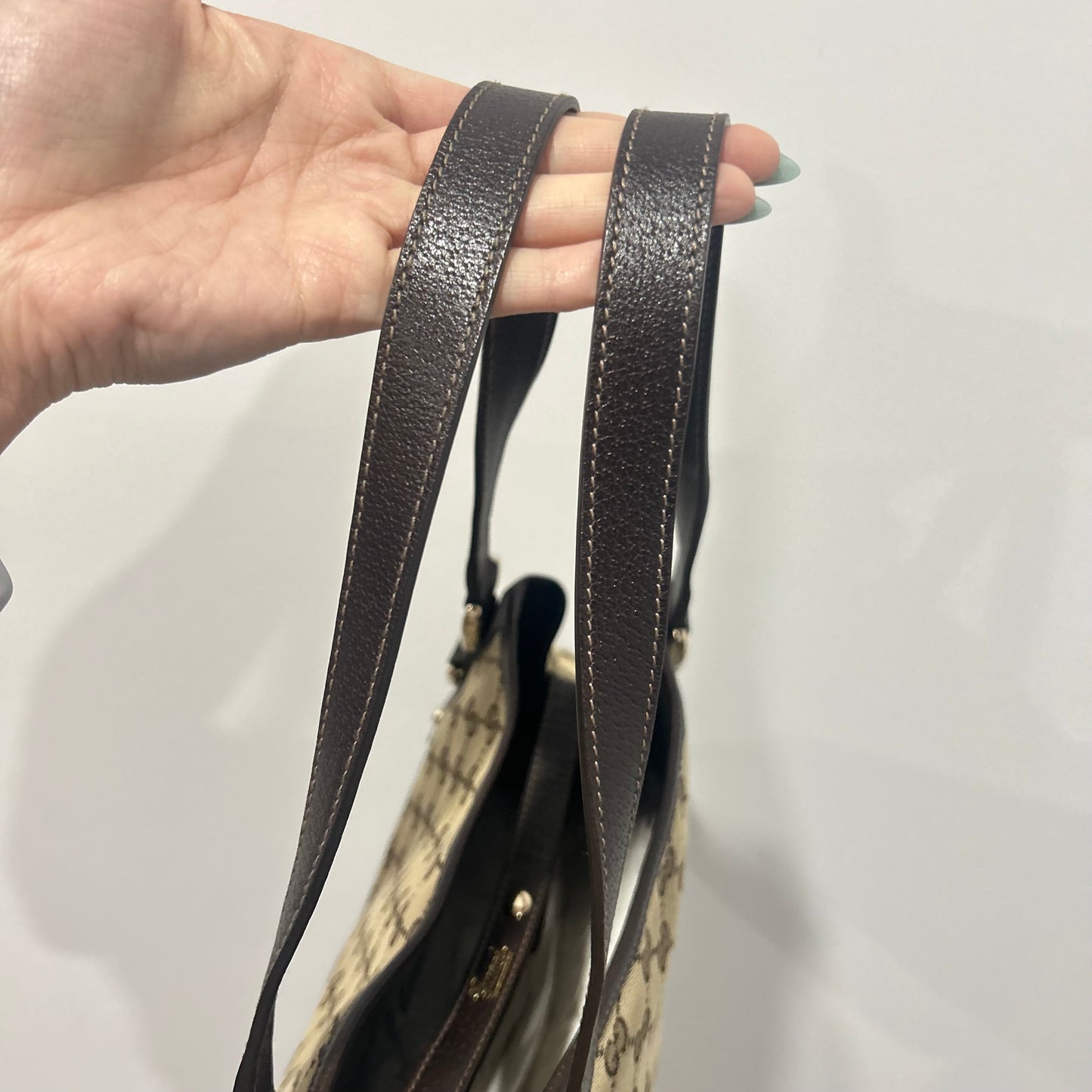 (2007) GUCCI sac Abbey tote GG