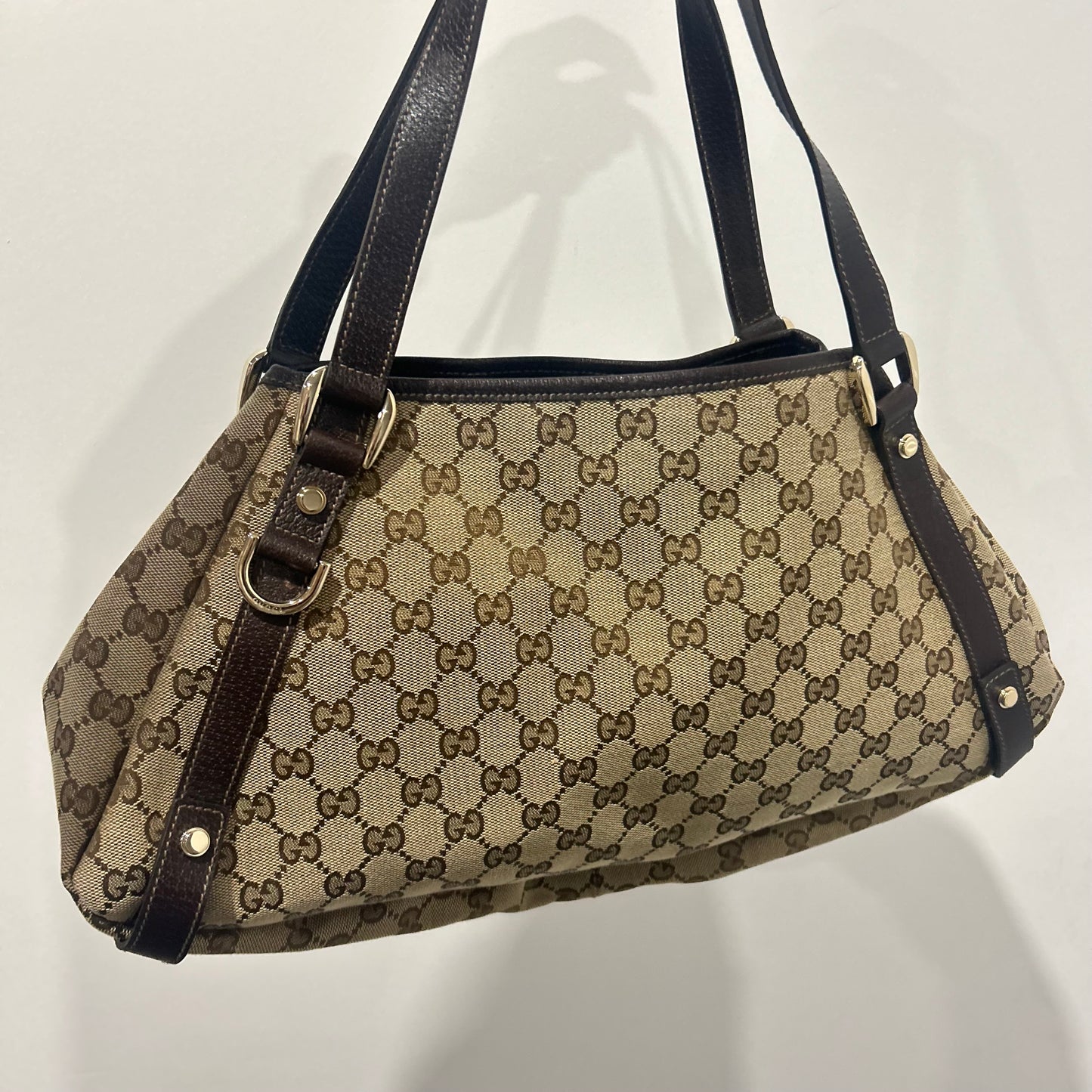 (2007) GUCCI sac Abbey tote GG
