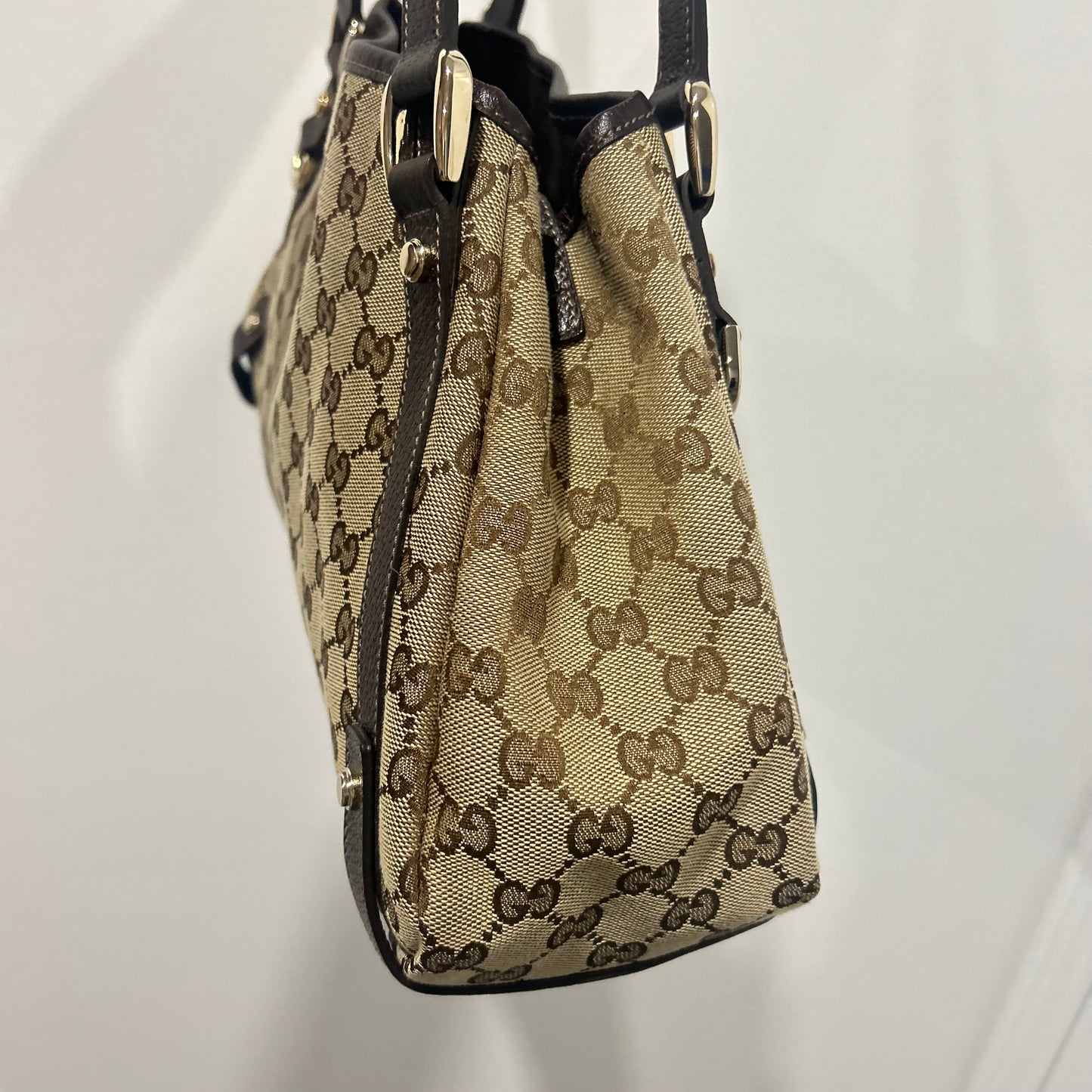 (2007) GUCCI sac Abbey tote GG