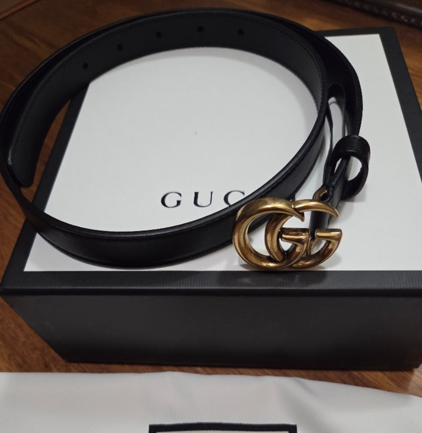 GUCCI Ceinture mini GG marmont