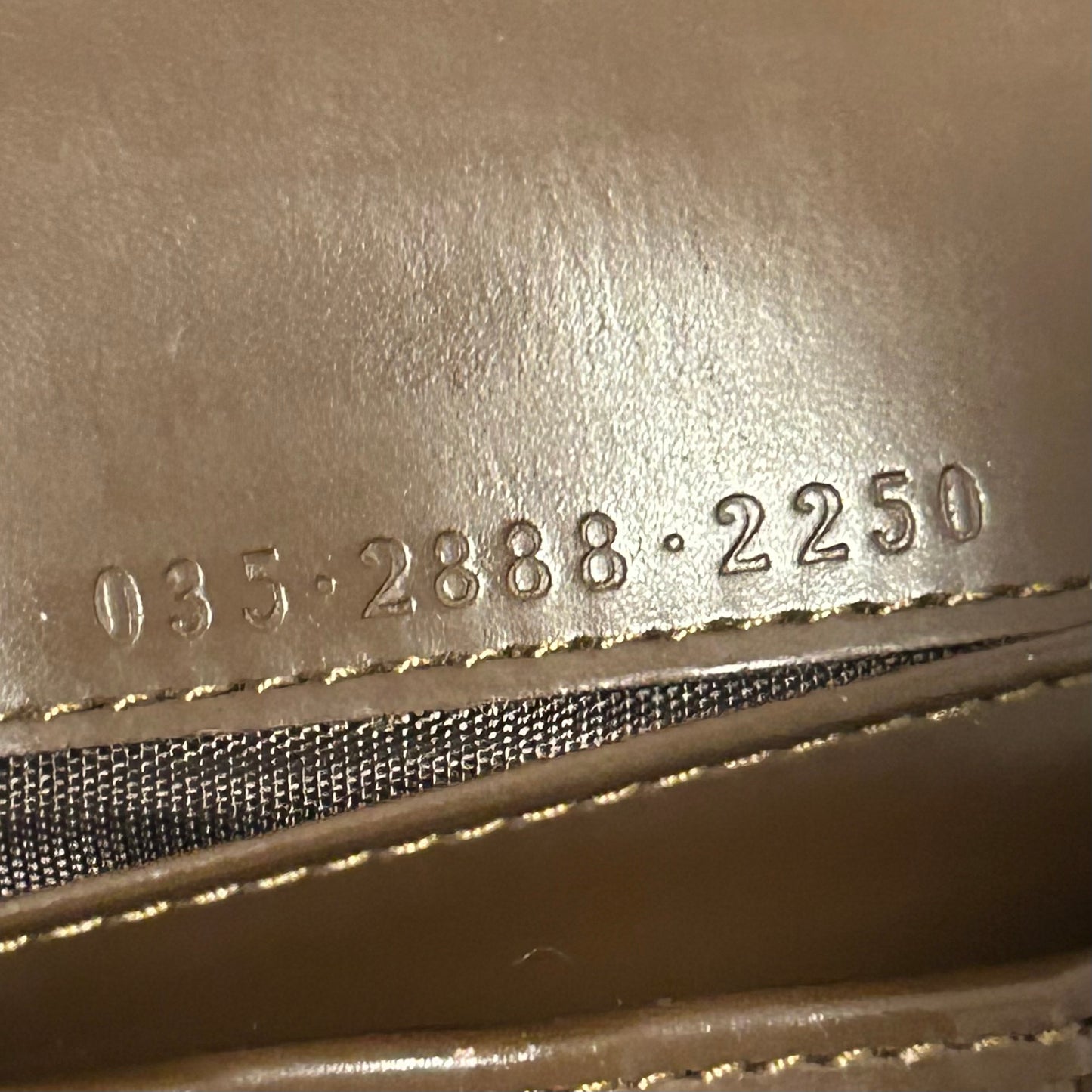 (2005) GUCCI Portefeuille GG supreme brun